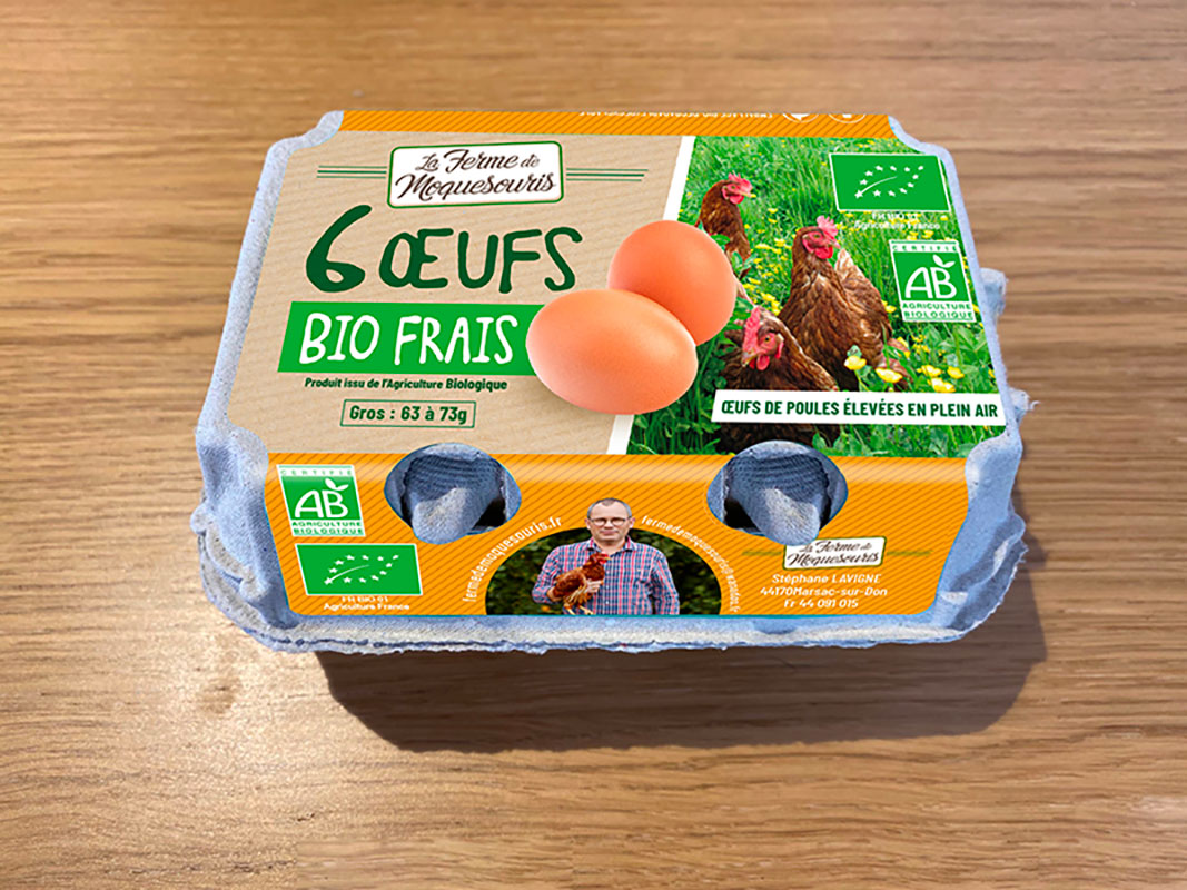 Oeufs bio Ferme de Moquesouris