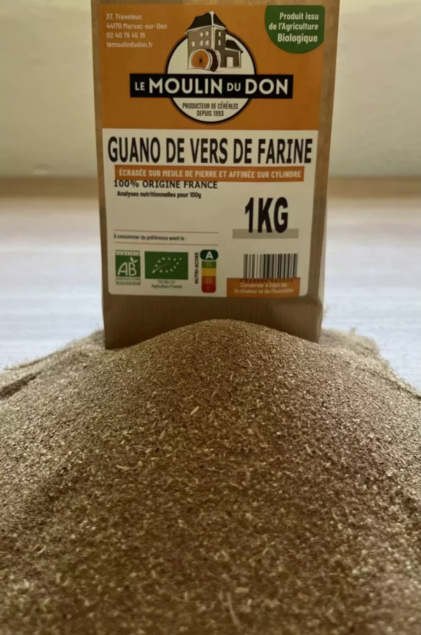 guano vers de farine 1kg